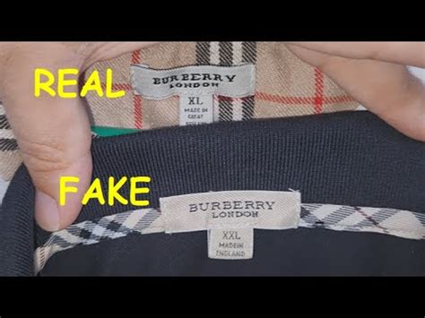 burberry tag real vs fake shirt|genuine burberry label.